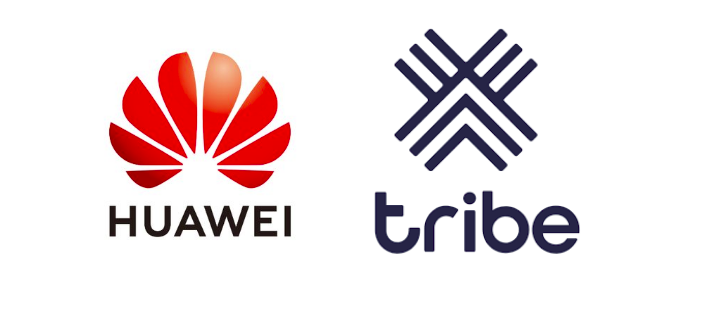 Huawei + Tribe logos